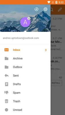 Universal Email App android App screenshot 1